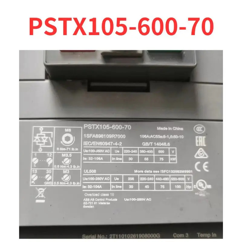 리퍼 PSTX105-600-70 소프트 스타트 완료
