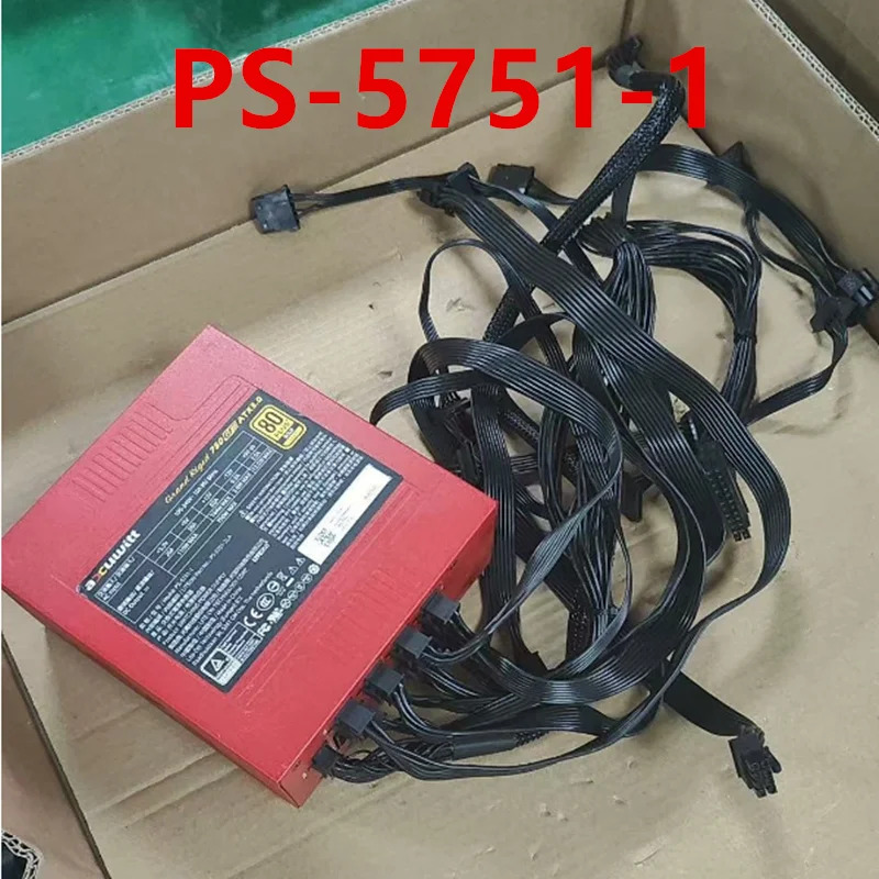 LITEON 750W PS-5751-1 PS-5751-2LA거새 원본 전원공급장치는 새 처럼 작동