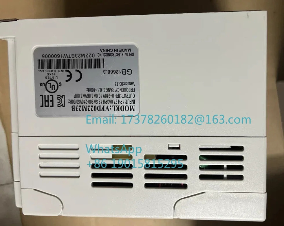 리퍼 주파수 변환기 VFD022M23B 2.2kw 220V