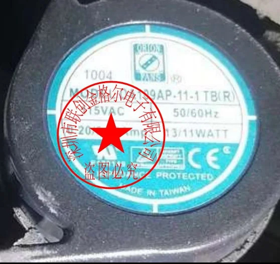 대만 냉각팬 알루미늄프레임 OA109AP-11-1 TBR 115VAC 13 W 11W
