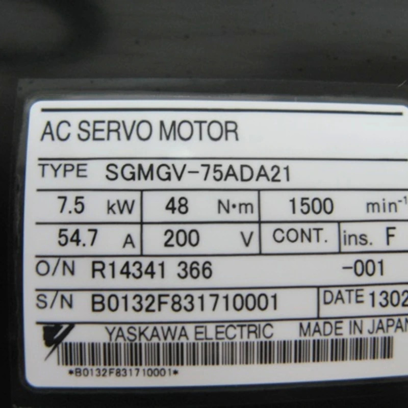 SGM호환GV-75ADA21 Yaskawa 서보모터 신속