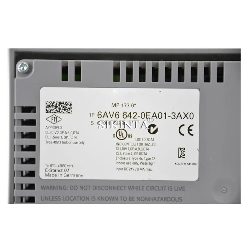 MP177 터치 패널 66642-0EA01-3AX0 인터페이스 완전히 리퍼