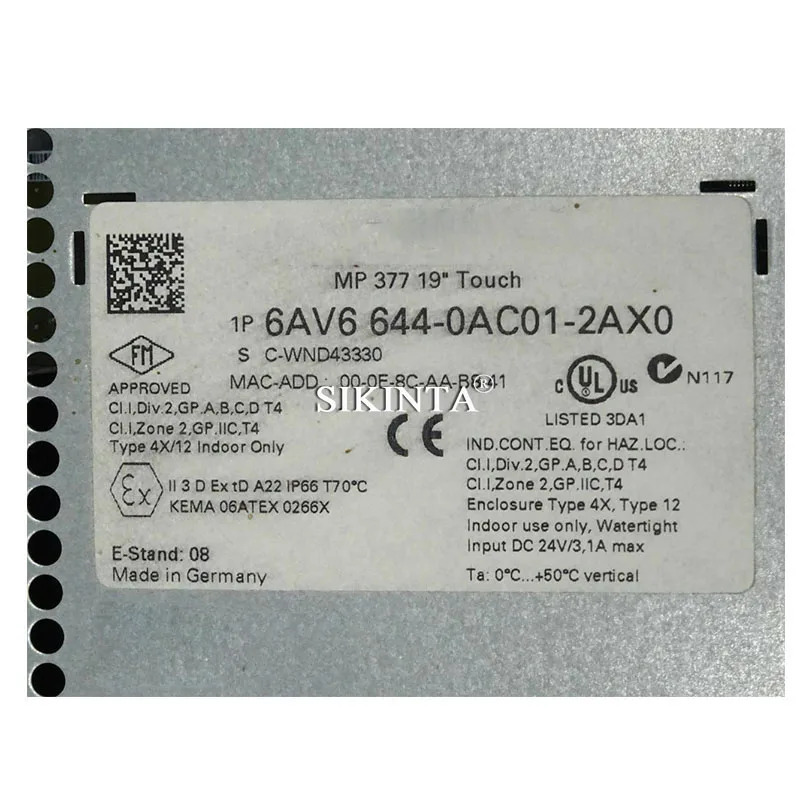 MP277 터치 패널 66644-0AC01-2AX0 스크린 완전히 리퍼 하시기 바랍니다