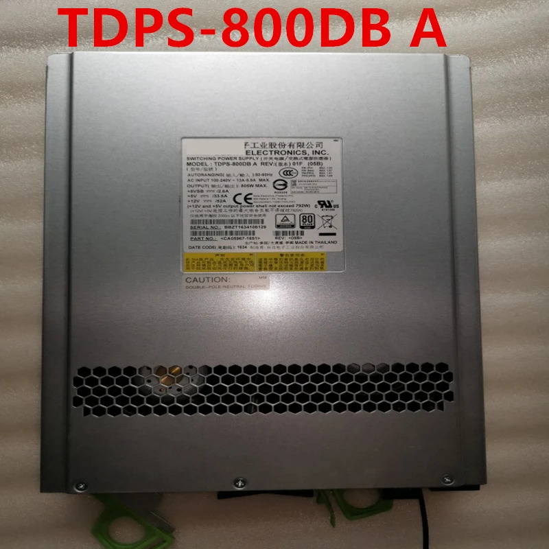 Fujitsu AC DX100 200 500 S3 오리지널 PSU 전원공급장치 CA05967-1651 TDPS-800DB A 805W 거신
