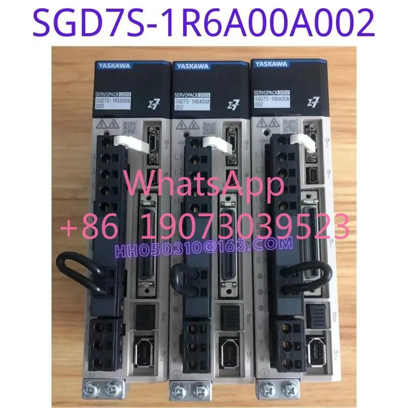 리퍼된 드라이버 SGD7S-1R6A00A002는 기능적으로 리퍼되었으며 외관이 손상되지 않았습니다.