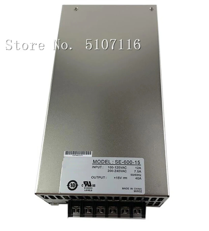 SE-600-15 스위칭 전원공급장치 15V 40A 600W 전 완전 리퍼