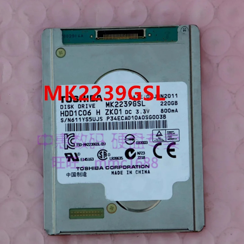 MK2239GSL노트북 하드 드라이브TOSHIBA 220GB 1.8 MINI-CE 4200RPM원본 HDD 분해