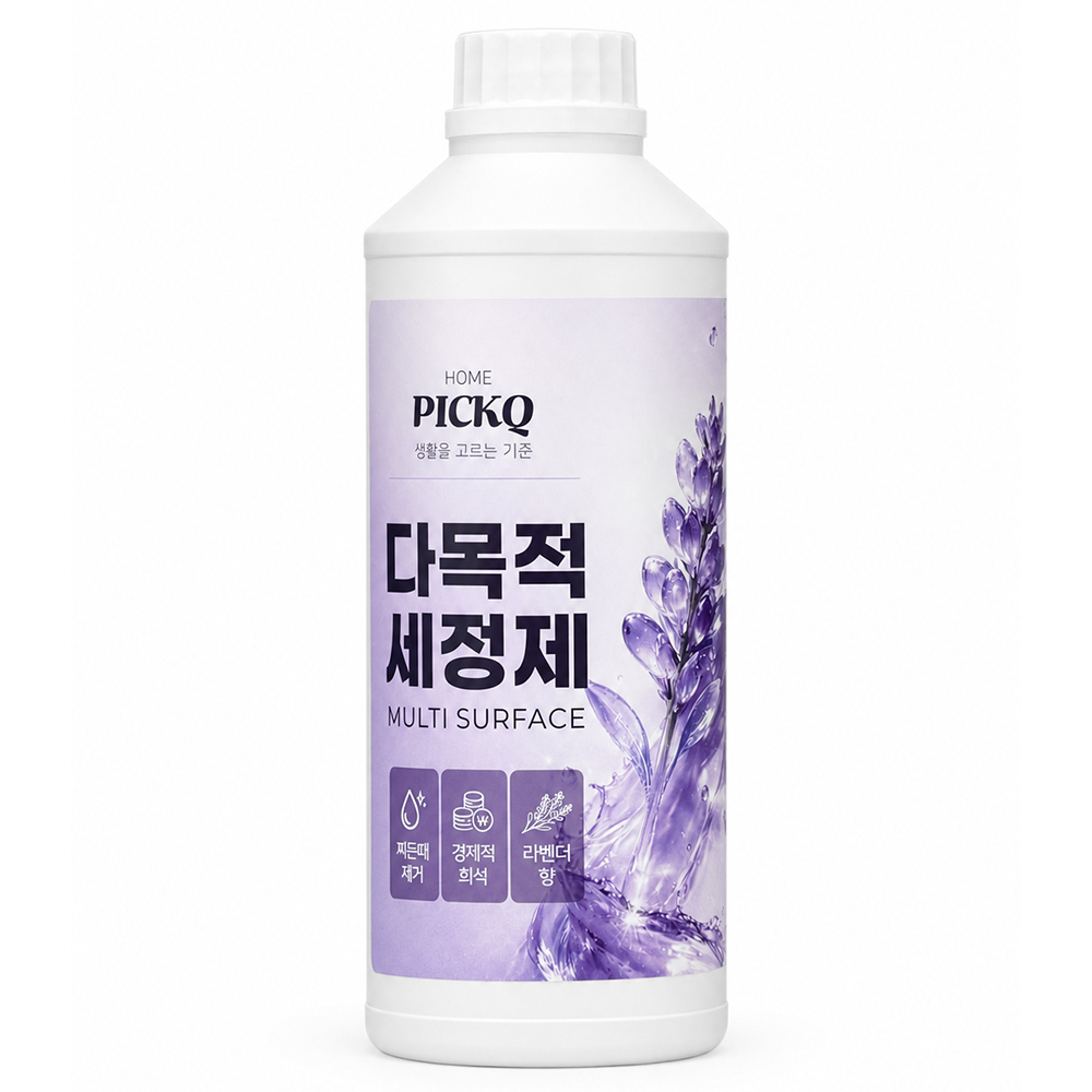 홈픽큐 바닥청소세제 다목적세정제 라벤더향 1L 건물 사무실 계단 화장실 찌든때제거 - 상세 이미지 2