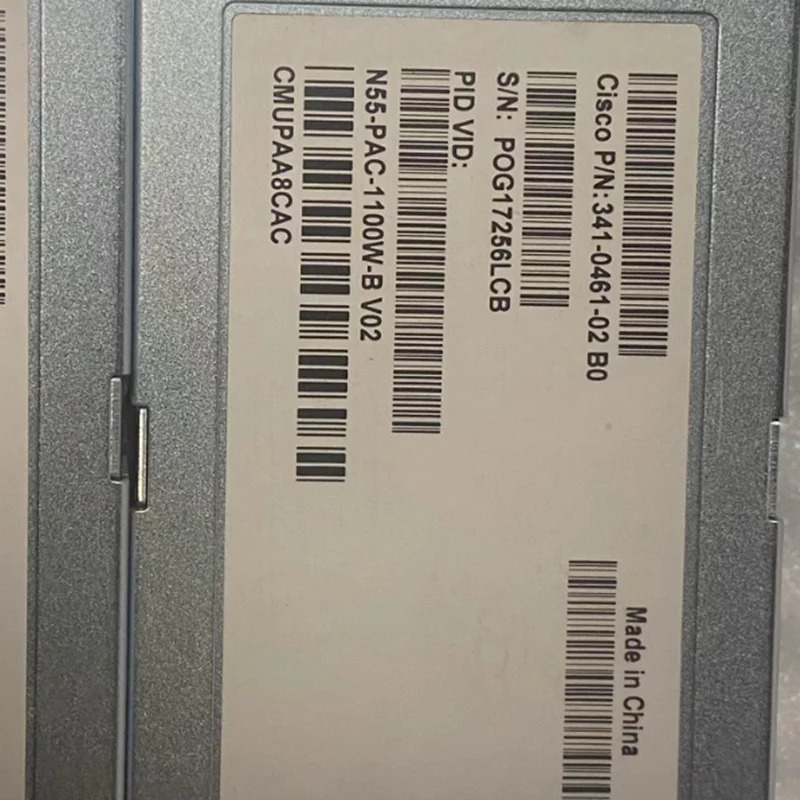 CISCO 1100W 전원공급장치 N55-PAC-1100W-B SPACSCO-34G 341-0461-02 거오리지널 새 것처럼 작동