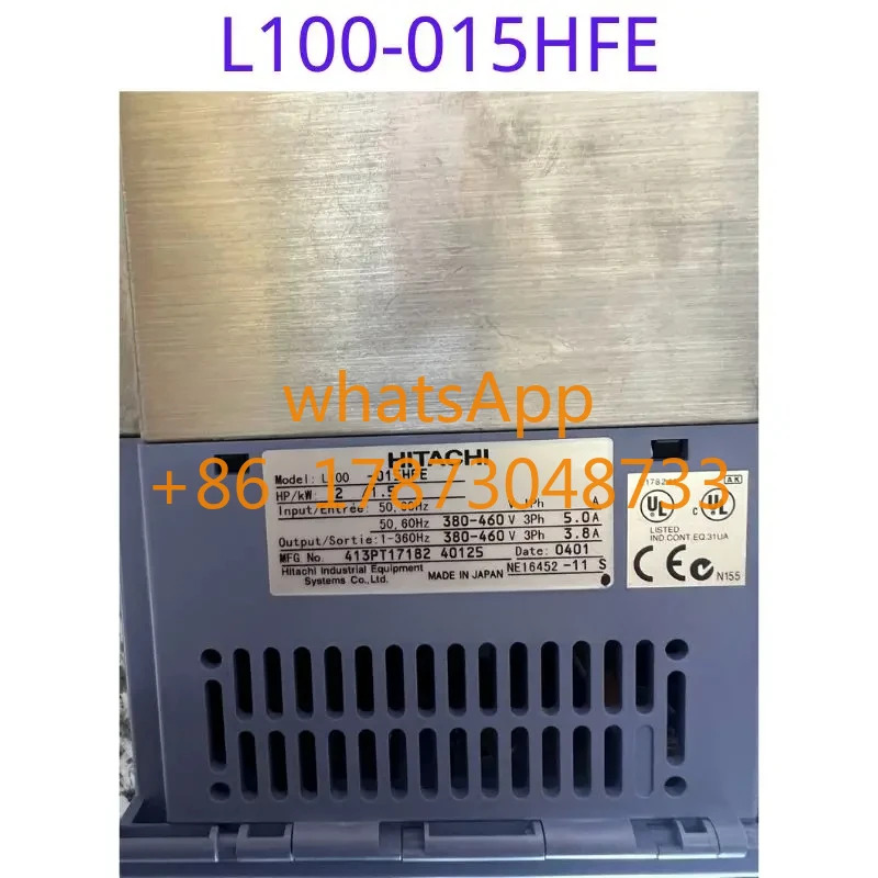 오리지널 주파수 변환기 L100-015HFE 1.5KW 380V