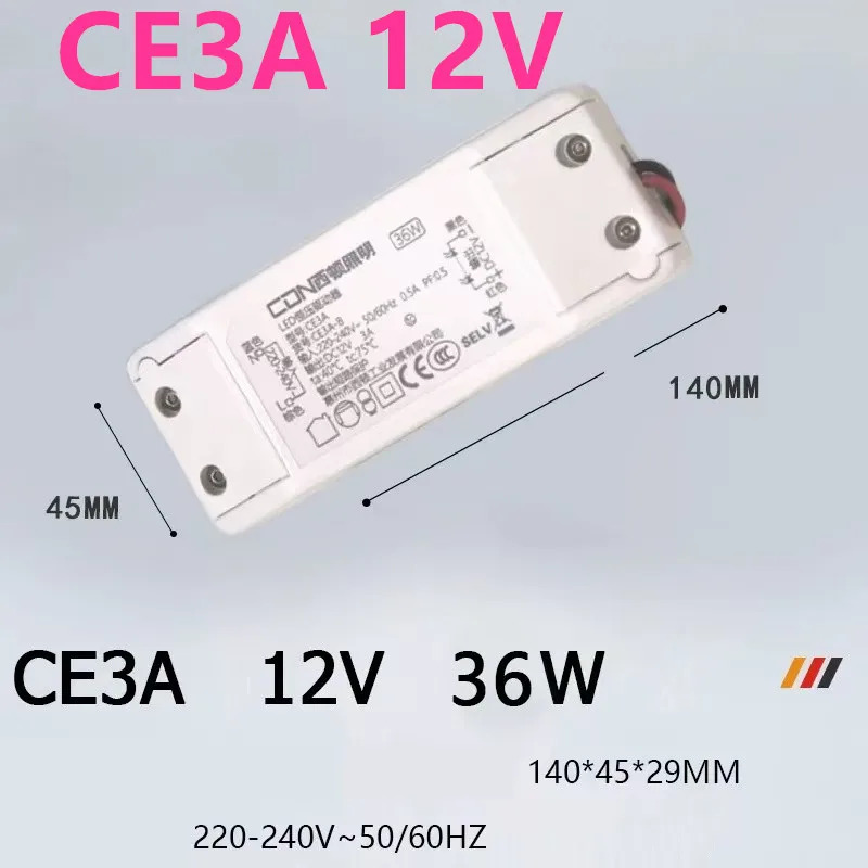 CDN 12V 36W CE3A 60W CE5A 150W CE12.5A새 원본 전원공급장치
