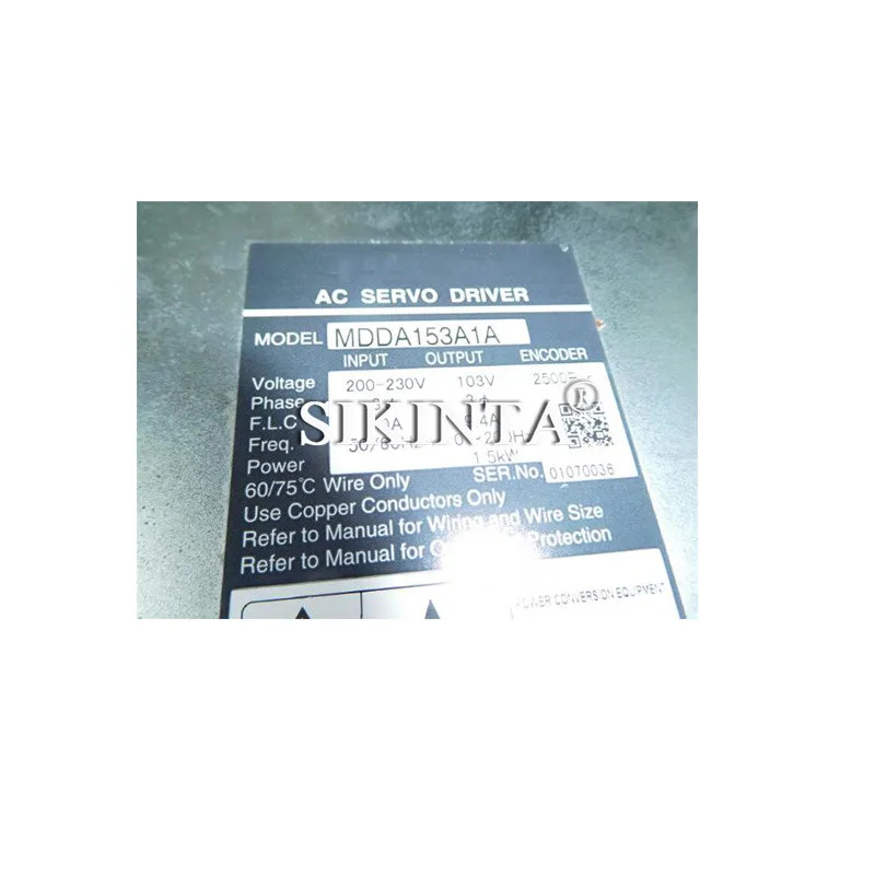 A 시리즈 1500W AC 서보 드라이브 MDDA153A1A 1.5KW 완전히 리퍼
