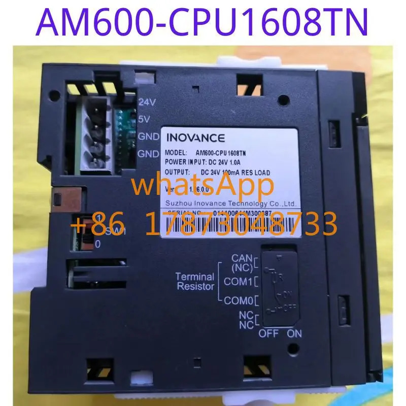 전원 모듈 AM6AM-PS2 기능을 갖춘 리퍼 PLC AM600-CPU1608TN이 그대로 리퍼되었습니다.