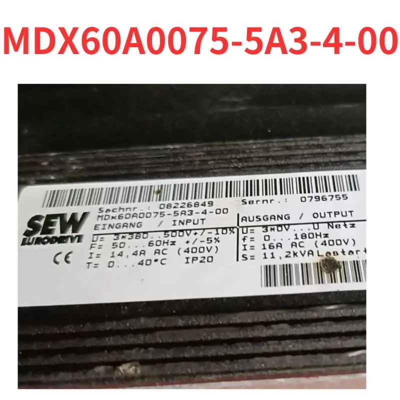 MDX60A0075-5A3-4-00 주파수 변환기 리퍼 완료 신