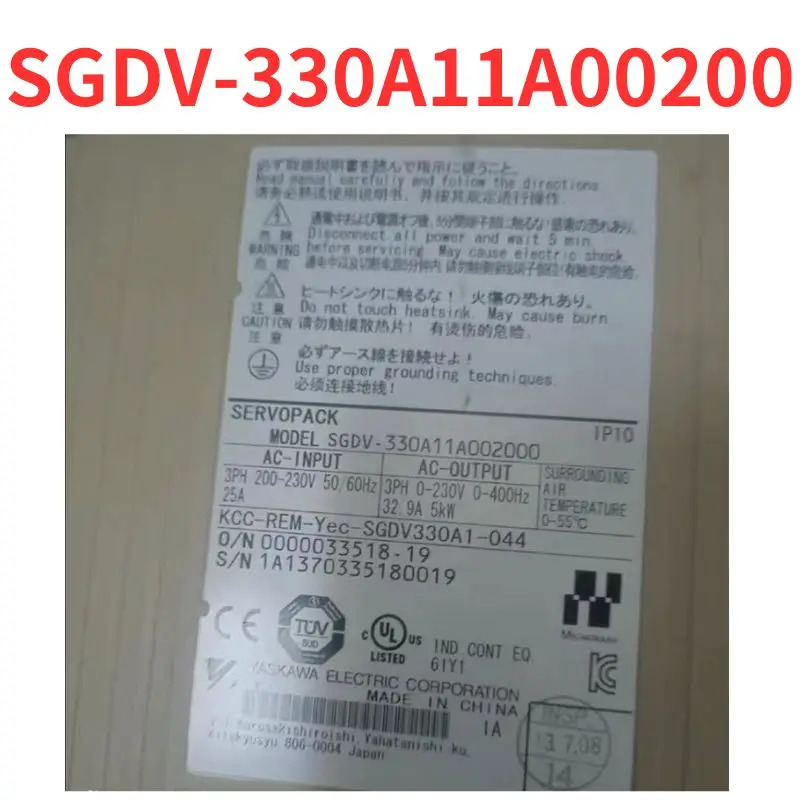 새 SGDV-330A11A00200 드라이브 리퍼 완료