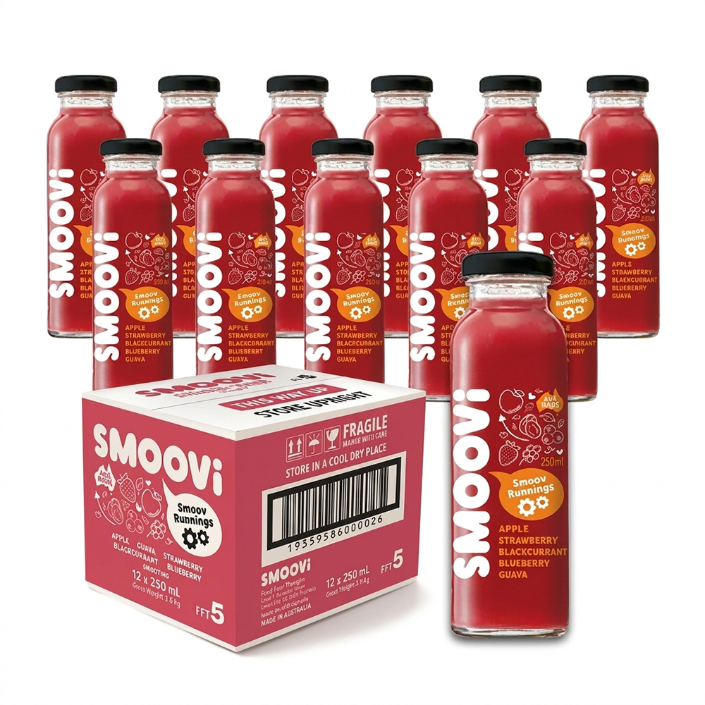 스무비 애플 구아바 스트로베리 블랙커런트 블루베리 250ml x 12병 - 상품 이미지