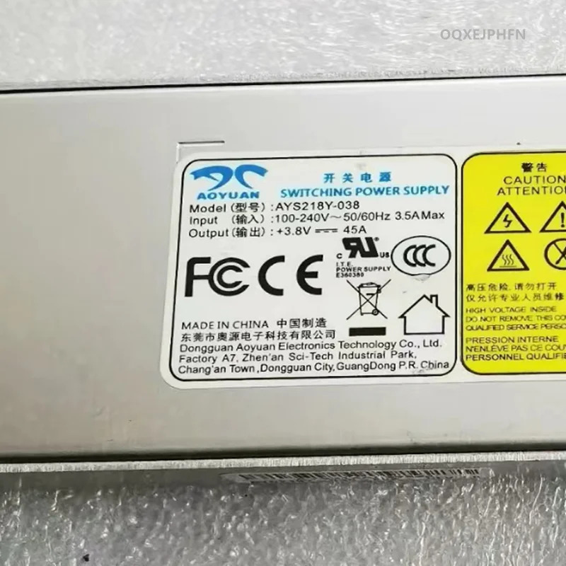 AOYUAN오리지널 전원공급장치 거AYS300Y-046 3.8V45A AYS218Y-038 4.6V60A