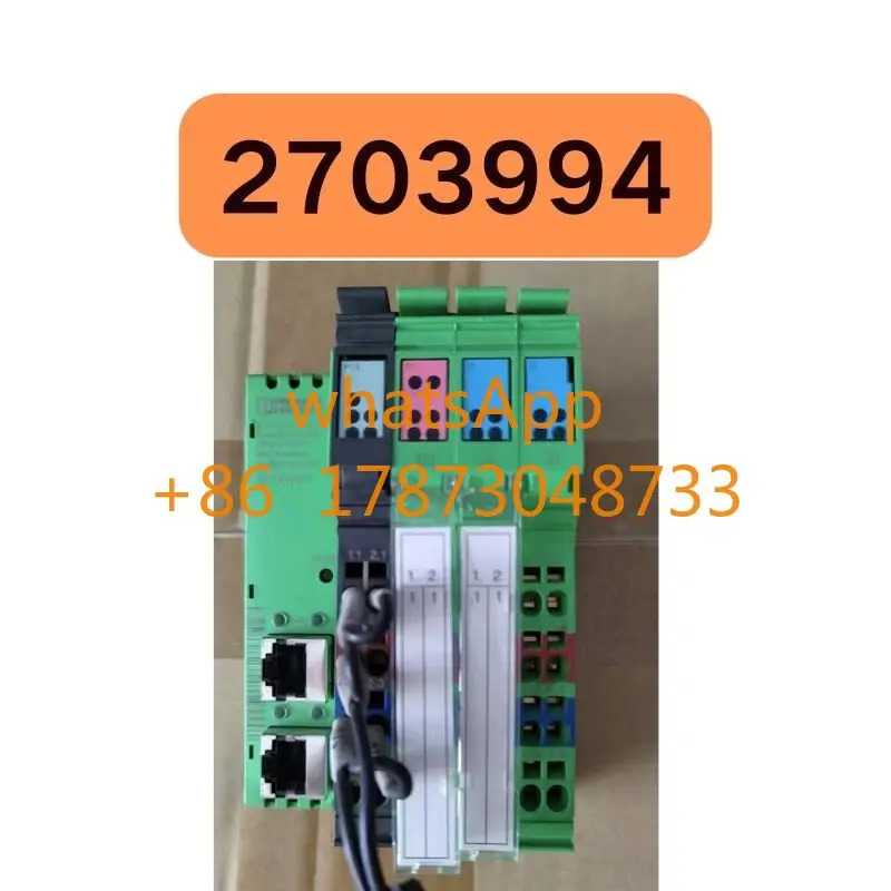 리퍼된 2703994 IL PN BK DI8 DO4 2TX-PAC 모듈은 리퍼를 거쳤으며 손상되지 않았습니다.
