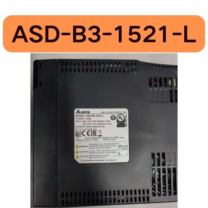 리퍼 ASD-B3-1521-L 서보 드라이버 완료 정상 기능 1.5KW