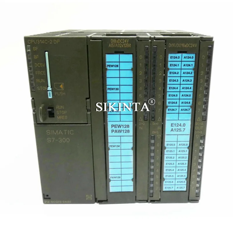 S7-300 CPU 모듈 6ES7 314-6CG03-0AB0 완전히 리퍼