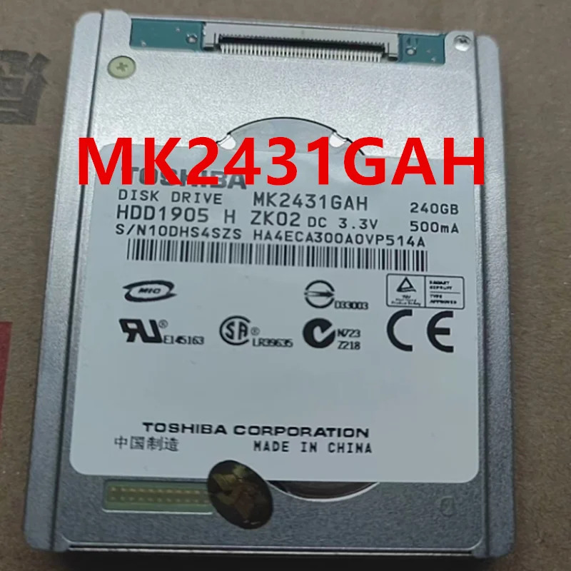 도시바호환 맥북호환 에어오리지널 하드 데스크탑 드라이브240GB 1.8 인치 CE 2MB 4200RPM MK2431GAH 신