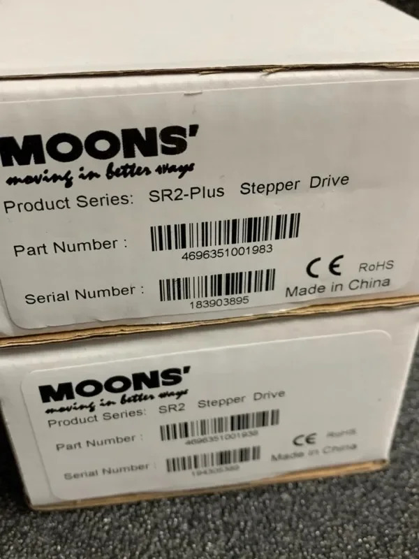MOONS 드라이브 SR2 업그레이드 플러스 전압 12V-48V SRX02-S