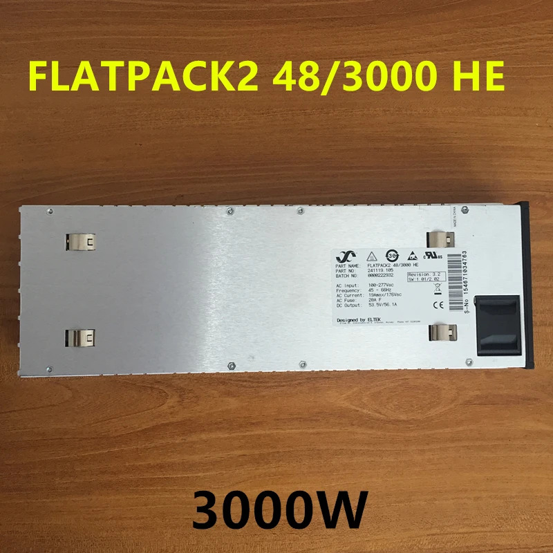 ELTEK FLATPACK2 PSU 3000W 전원공급장치 48/3000 HE 241119.105 241119.105MC