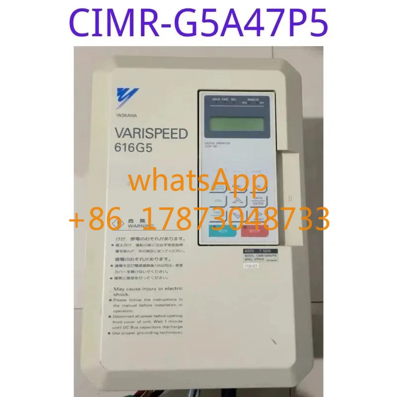 리퍼된 주파수 변환기 CIMR-G5A47P5 7.5KW 기능 리퍼가 그대로 유지