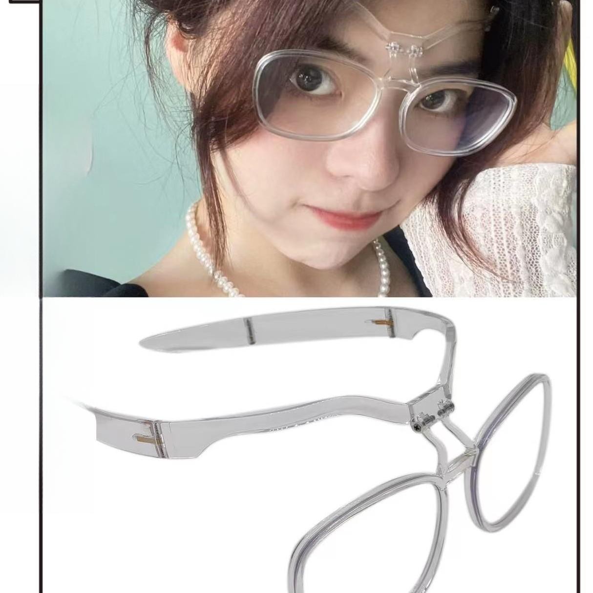 무압박 안경테 스포츠 미끄럼방지 평면렌즈 비구면 - 상세 이미지 2