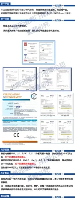 US-6전자기 밸브 US-8 대만 Dingji US-10 UNID 고온 전자기