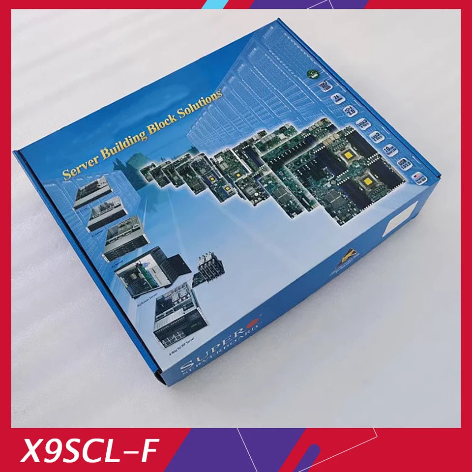 Supermicro X9SCL-F 1155 U- C202 오리지널 서버 마더보드 리퍼 좋은신