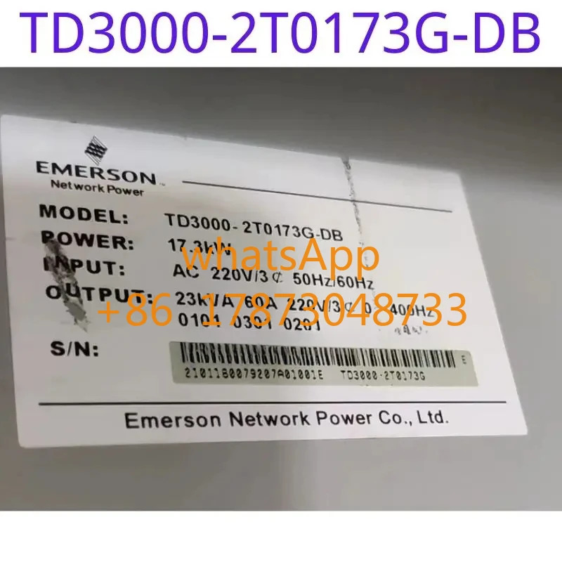 리퍼 주파수 변환기 TD3000-2T0173G-DB 17.3KW 220V 기능 완료