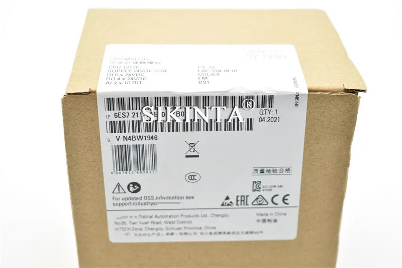 PLC 모듈 6ES7211-1AE40-0XB0 원본
