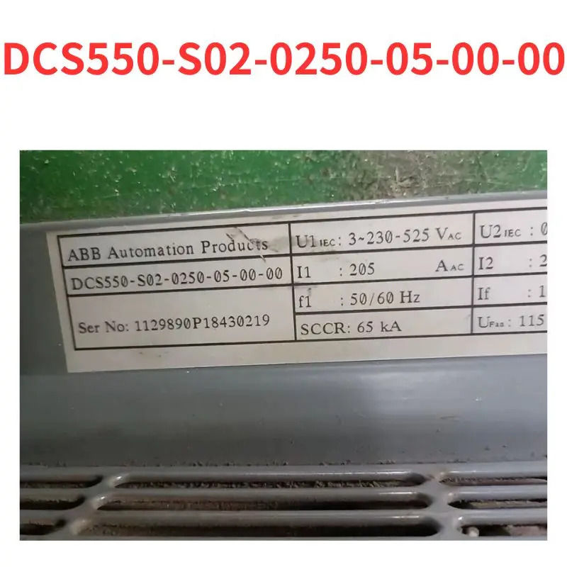 리퍼 DCS550-S02-0250-05-00-00 DC 거버너 완료
