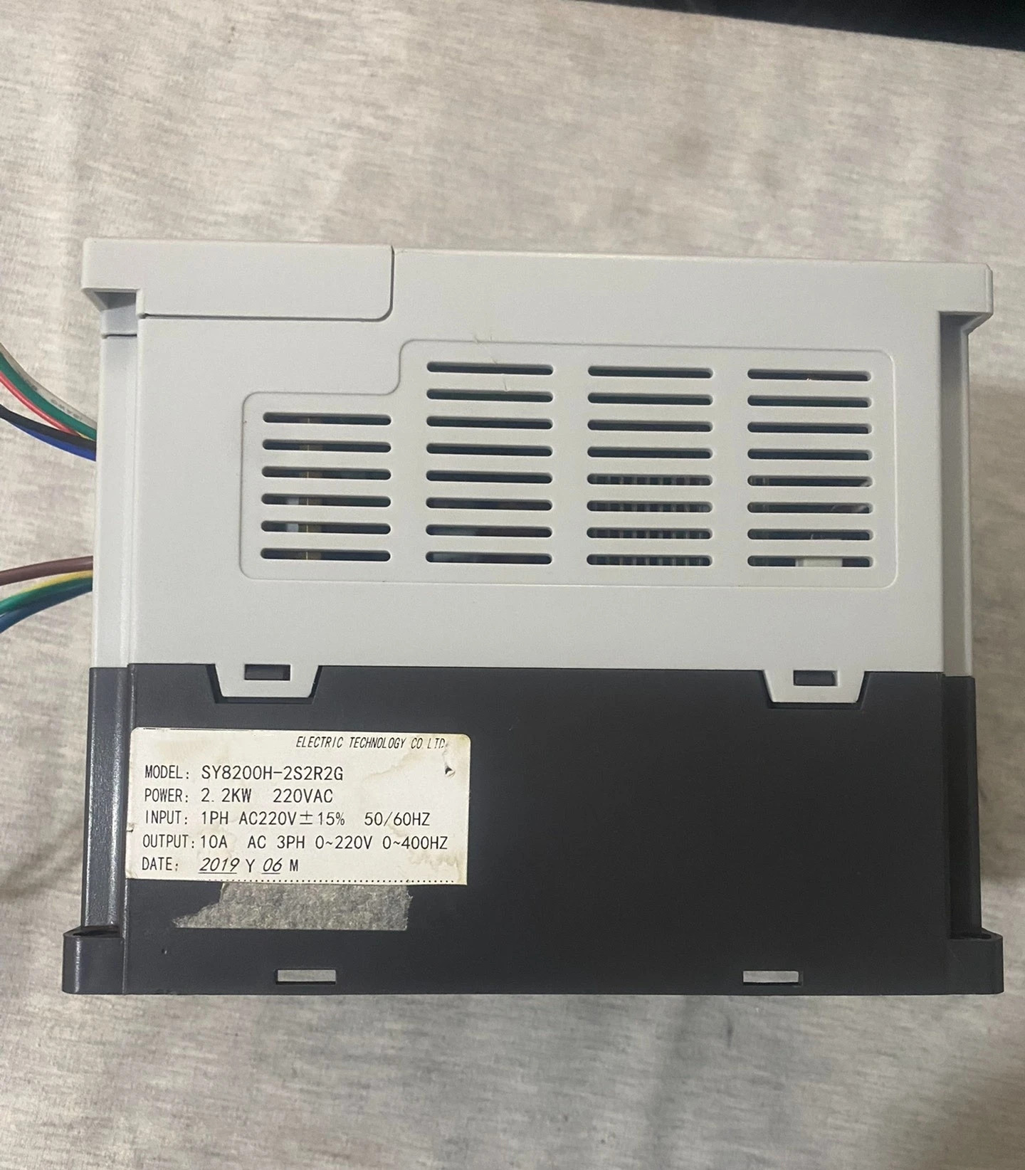 SY8200H-2S2R2G 2.2KW 10A 작동 상태 3개월