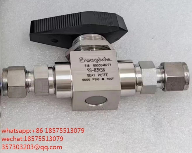 Swagelok SS-83KS6 3/8 고압 페룰 볼 밸브
