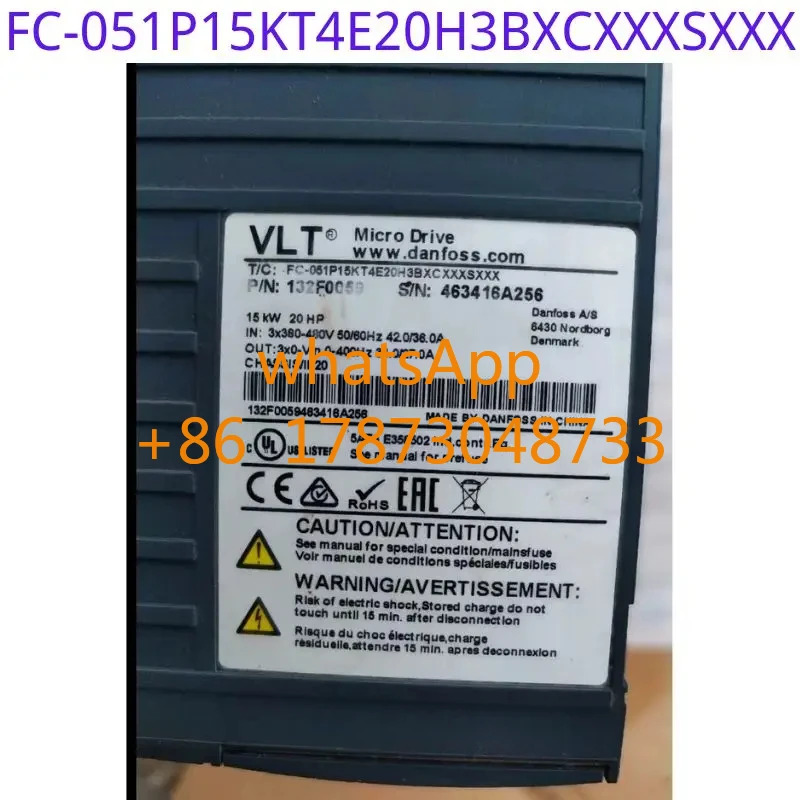 초침 주파수 변환기 FC-051P15KT4E20H3BXCXXXSXXX 15KW 380V 기능 리퍼 OK