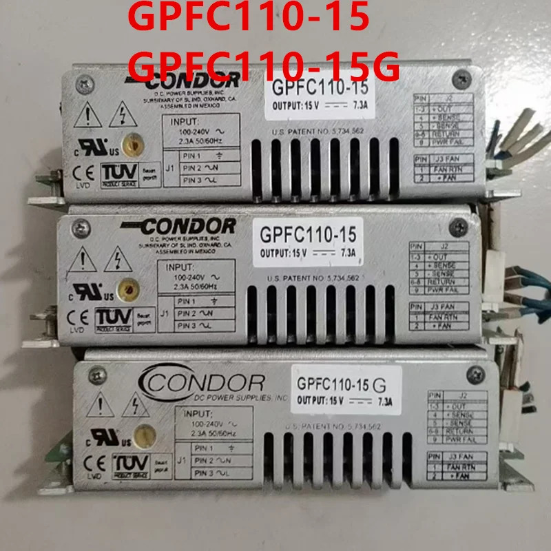 CONDOR 15V7.3A 110W GPFC110-15 GPFC110-15G G 리퍼 전원공급장치 새 처럼 작동