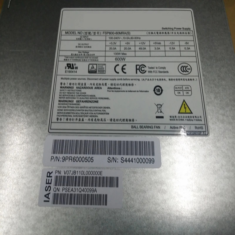 FSP MINI 1 PSU 전원공급장치 FSP600-60MRAS 600W 신
