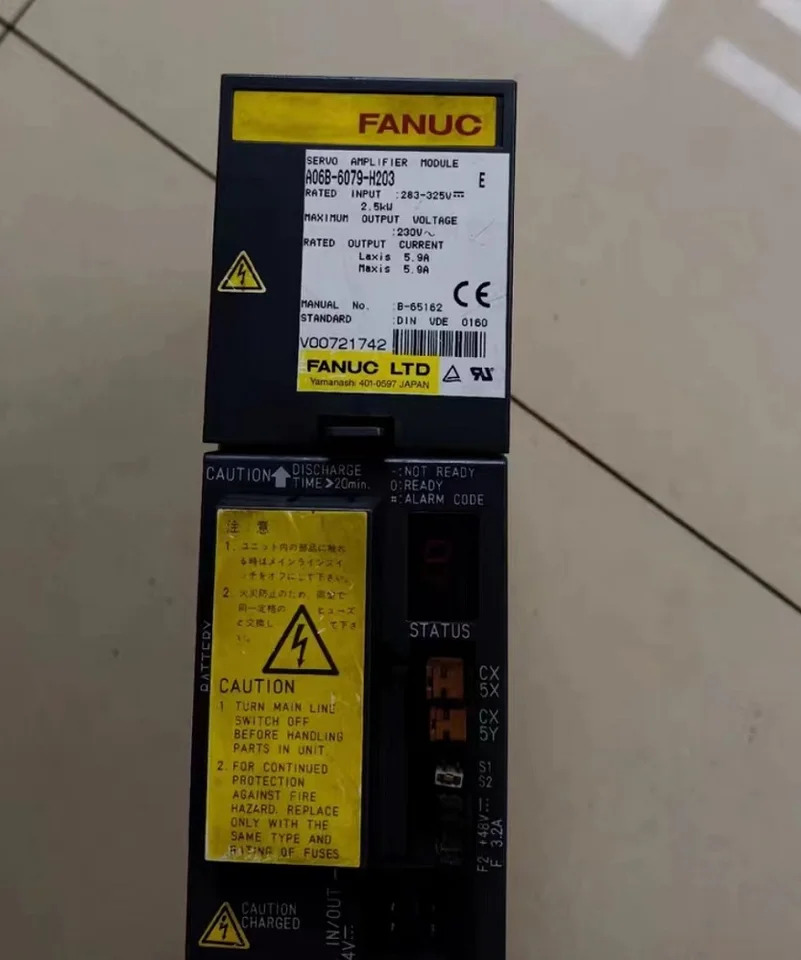 리퍼 A06B-6079-H203 서보 증폭기 모듈 완료