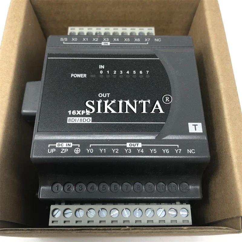 PLC 모듈 DVP16XP211T 완전히 리퍼