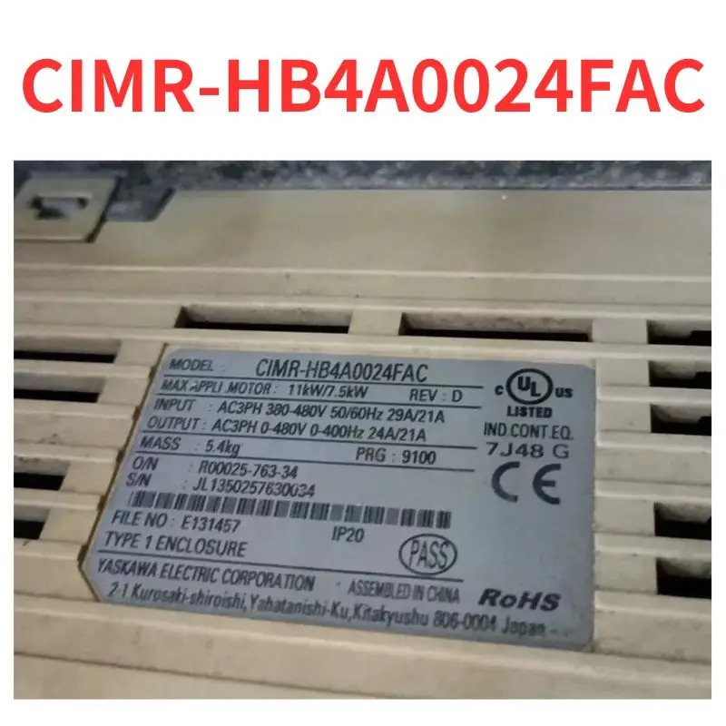 CIMR-HB4A0024FAC 주파수 변환기 리퍼 완료 신