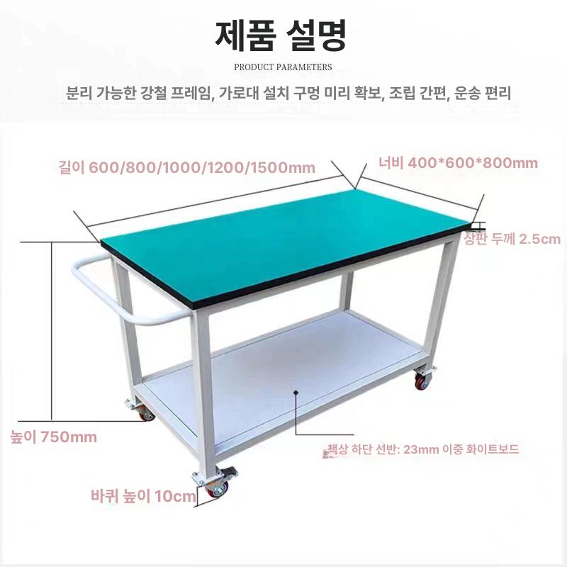 이동식 대차 클린룸 작업용 밀차 산업용 정전기방지 하역 제전카트 - 상세 이미지 4
