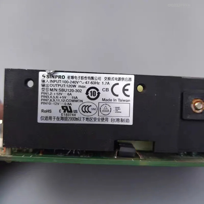 SINPRO 12V6A 5V15A 120W 전원공급장치 SBU120-302 61W SBU61-401-2 리퍼 것처럼 작동