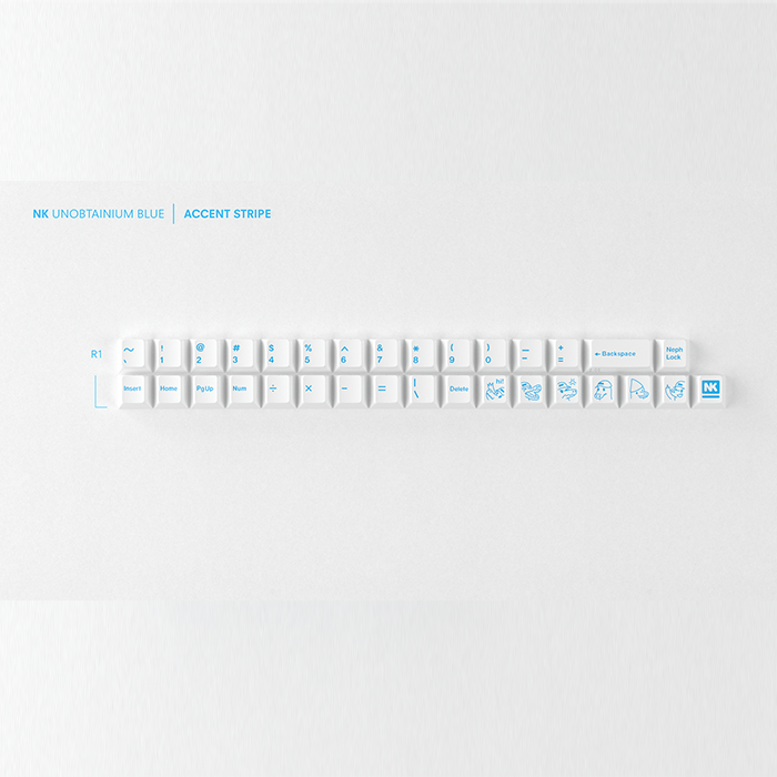 GMK CYL Unobtainium Blue 추가구성 키캡 - 상품 이미지