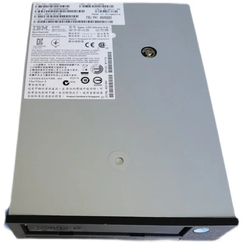 IBM 5638 테이프 드라이브 LTO Ultrium5-H 46X5681 46X5683 39U3432