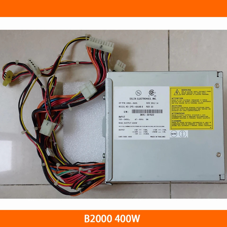 워크스테이션 전원공급장치 hp호환 B2000 DPS-400AB B 0950-3695 400W