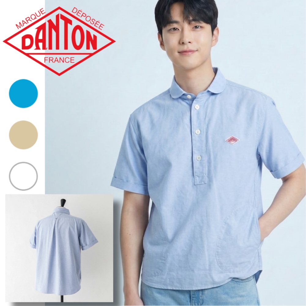 단톤 남성 캐주얼 반팔셔츠 워크셔츠 라운드카라 DT-B0284SOX 26... 착용 후기 | 사이즈/핏 총정리 - 대표 이미지