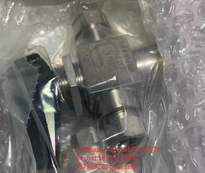 Swagelok SS-83XPF4-KZ 고압 3방향 볼 밸브 피크 시트 1/4 인치 FNPT FFKM O-링 소재
