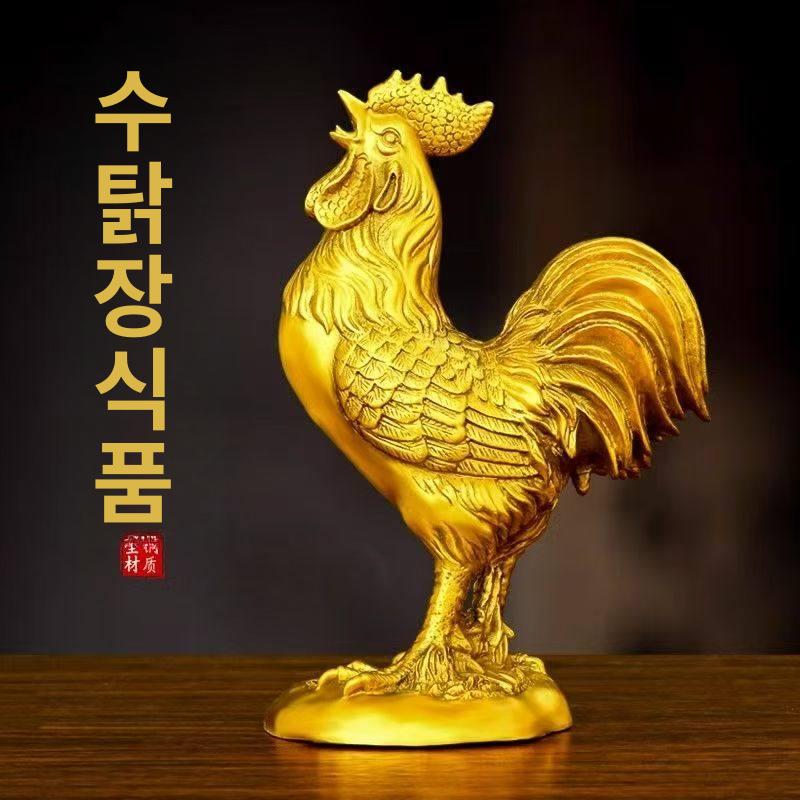 모형 장식품 공예품 조각상 거실 오브제 수탉조형물 입체 선물 인테리어소품 피규어 - 상세 이미지 3